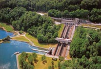 Schiffshebewerk Arzviller von Oben 2 Schiffshebewerk Arzviller von Oben 2