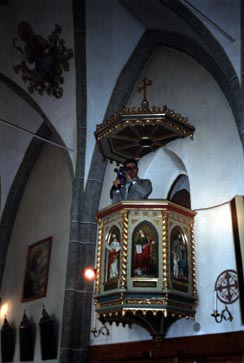 Aufnahmen von der Kanzel in La Villa Aufnahmen von der Kanzel in La Villa